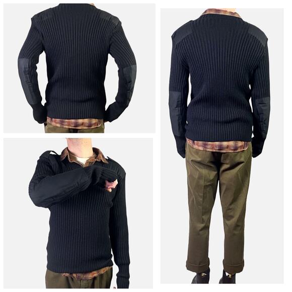 Citadel Techwear Pullover Wool Military Tactical Ribbed Sweater Sz Large - Picture 13 of 13